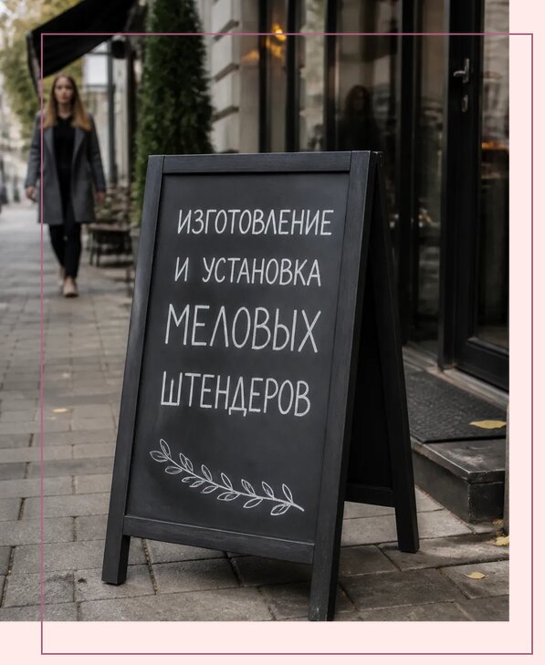 Меловые штендеры в Сызрани по цене от 6585 р. | Аванза-Сзр